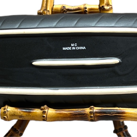 Vintage Decorative Leaf Serving Dish Tray Bowl 17”L 1” Deep - Picture 3 of 5